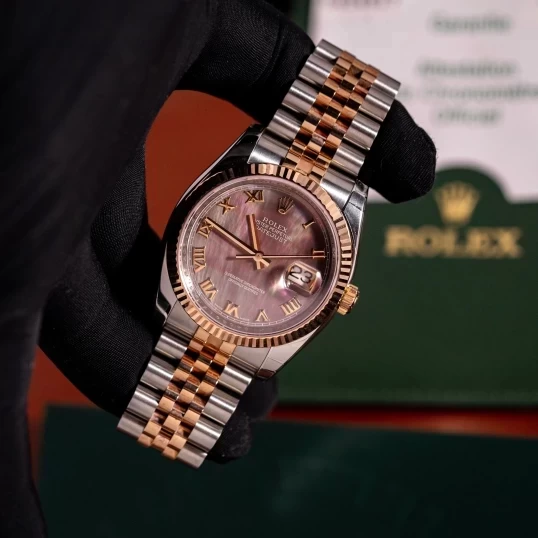 Rolex Oyster Perpetual Datejust 36mm 116231 MOP dial - mặt xà cừ tím