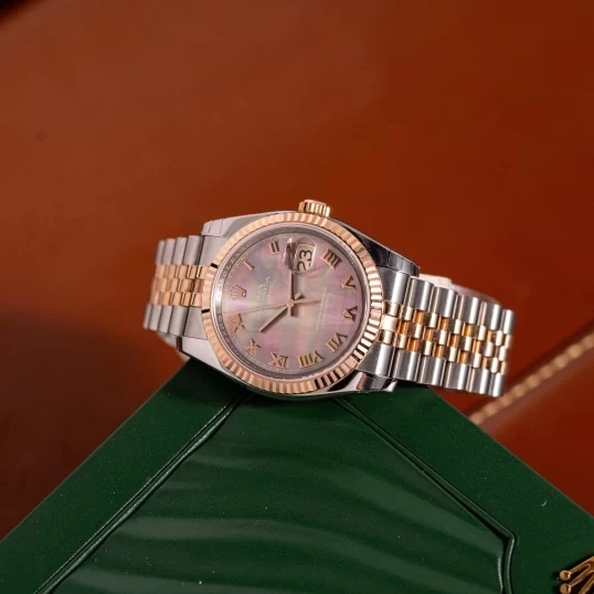 Rolex Oyster Perpetual Datejust 36mm 116231 MOP dial - mặt xà cừ tím