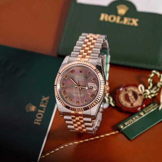 Rolex Oyster Perpetual Datejust 36mm 116231 MOP dial - mặt xà cừ tím