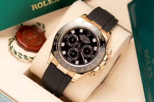 Rolex Daytona 116518LN 18K Ceramic Black Diamond Dial