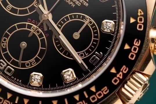 Rolex Daytona 116518LN 18K Ceramic Black Diamond Dial