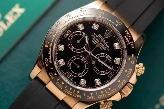 Rolex Daytona 116518LN 18K Ceramic Black Diamond Dial