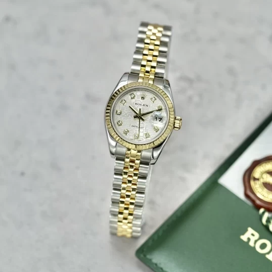 Rolex Lady-Datejust 26mm 179173 Mặt Số Vi Tính trắng