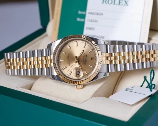 Rolex Oyster Perpetual Datejust 36mm 116233 Champagne Dial