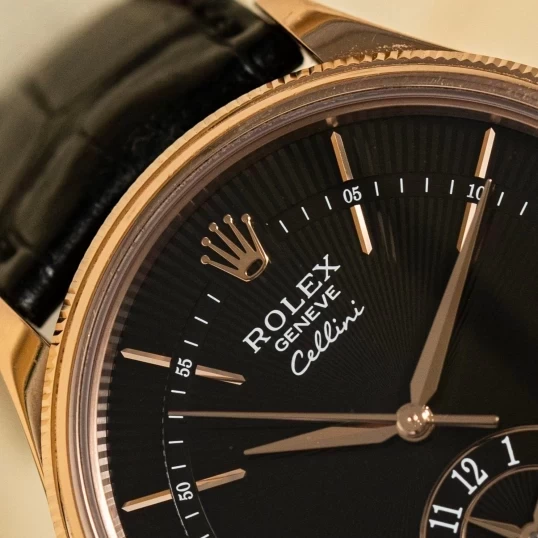 Rolex Geneve Cellini Dual Time 39mm 50525