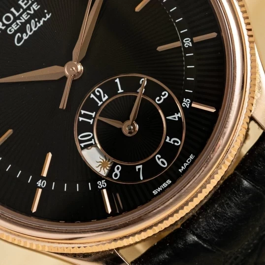 Rolex Geneve Cellini Dual Time 39mm 50525