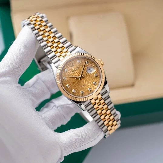 Rolex Oyster Perpetual Datejust 36mm 116233 Mặt Số Vi Tính Vàng