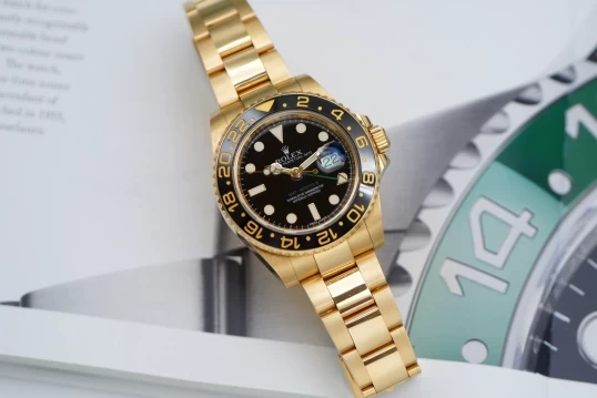 Rolex Oyster Perpetual GMT-Master II 40mm 116718LN Vàng 18K nguyên khối