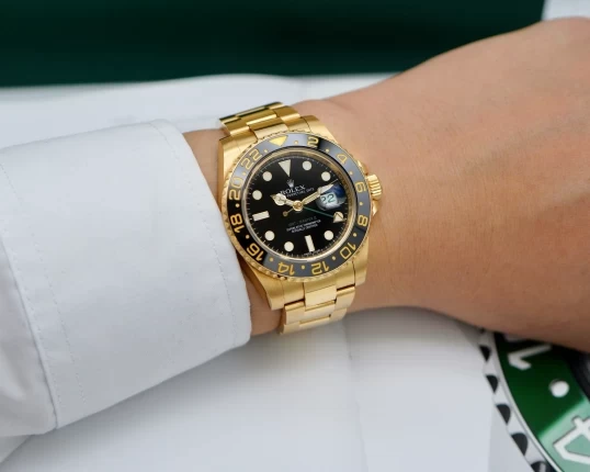 Rolex Oyster Perpetual GMT-Master II 40mm 116718LN Vàng 18K nguyên khối