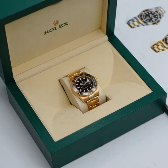 Rolex Oyster Perpetual GMT-Master II 40mm 116718LN Vàng 18K nguyên khối