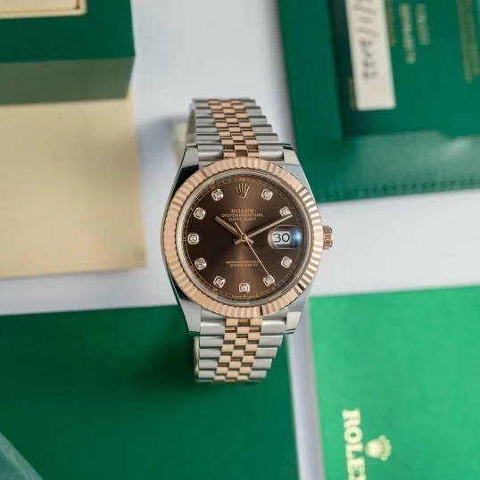 Rolex Oyster Perpetual Datejust 41mm 126331-0004 Chocolate Dial