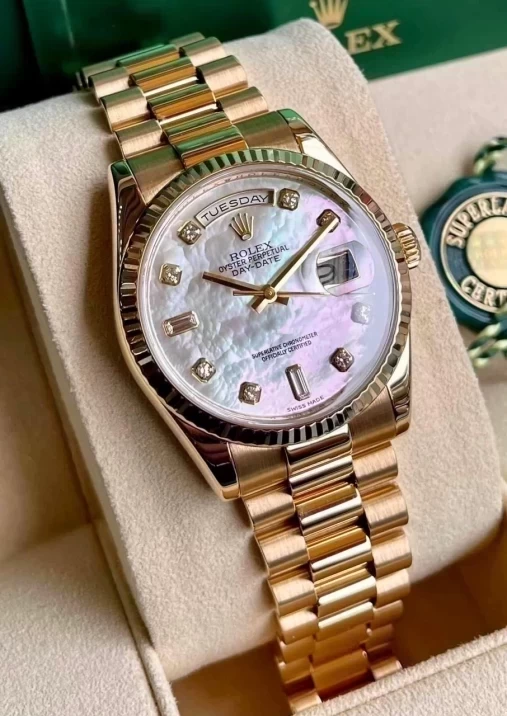 Rolex Oyster Perpetual Day-Date 36mm 118238 MOP Dial