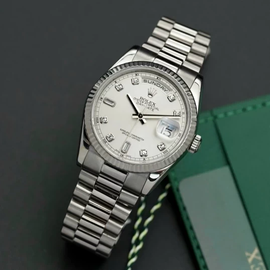 Rolex Oyster Perpetual Day-Date 36mm 118239 White Gold