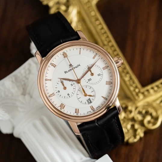 Đồng hồ Blancpain Villeret Single Pusher Chronograph 6185-3642-55b