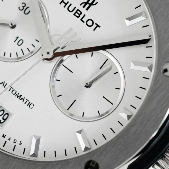 Hublot Classic Fusion Chronograph Titanium White Dial 42mm 541.NX.2611.LR