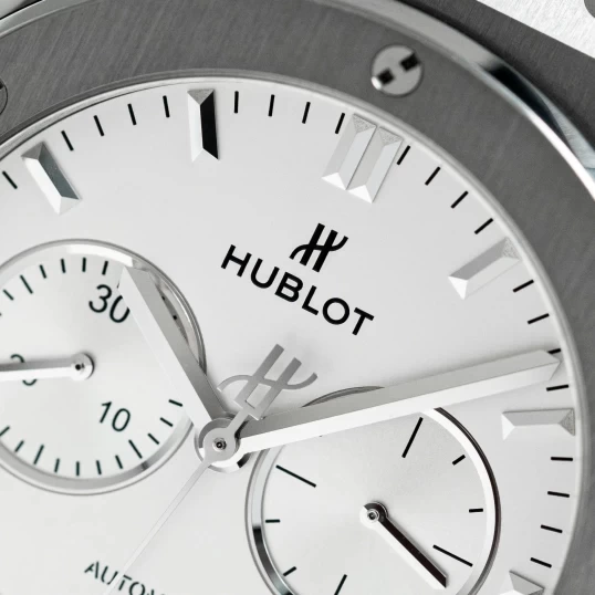 Hublot Classic Fusion Chronograph Titanium White Dial 42mm 541.NX.2611.LR