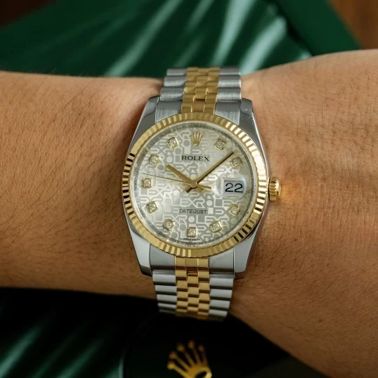 Rolex Oyster Perpetual Datejust 36mm 116233 vi tính trắng (2013)