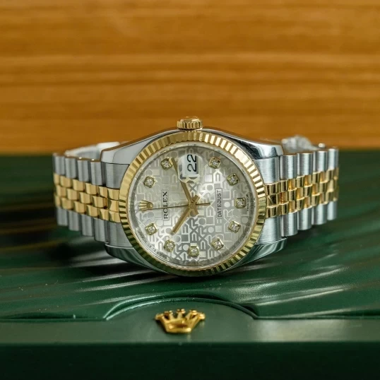 Rolex Oyster Perpetual Datejust 36mm 116233 vi tính trắng (2013)