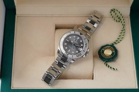 Rolex Yacht Master 37mm 268622 thép Oystersteel và Rhodium