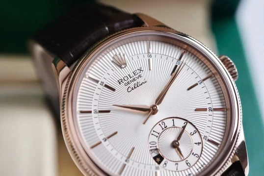 Rolex Geneve Cellini Dual Time 50525 White Dial