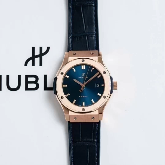 Hublot Classic Fusion King Gold Blue 42mm 542.OX.7180.RX