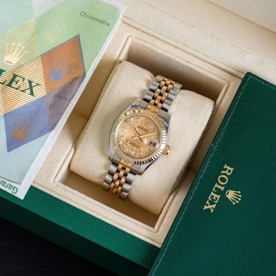 Rolex Lady-Datejust 26mm 179173 Mặt Số Vi Tính Vàng