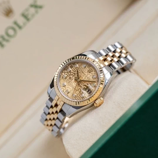 Rolex Lady-Datejust 26mm 179173 Mặt Số Vi Tính Vàng