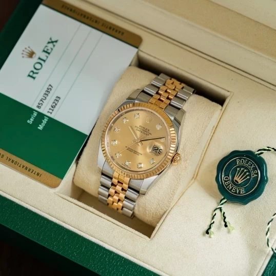 Rolex Oyster Perpetual Datejust 36mm 116233 Champagne Dial (2016)