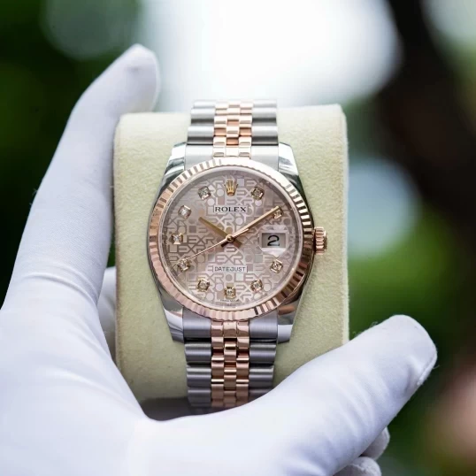 Rolex Oyster Perpetual Datejust 36mm 116231 vi tính hồng (2015)