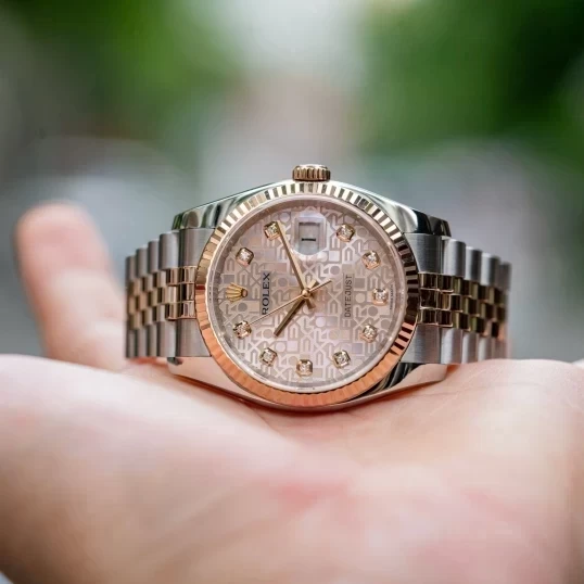 Rolex Oyster Perpetual Datejust 36mm 116231 vi tính hồng (2015)