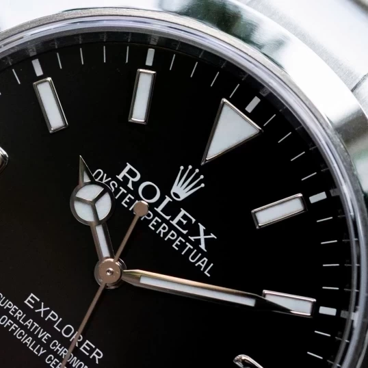 Rolex Oyster Perpetual Explorer 214270 Black Dial 40mm