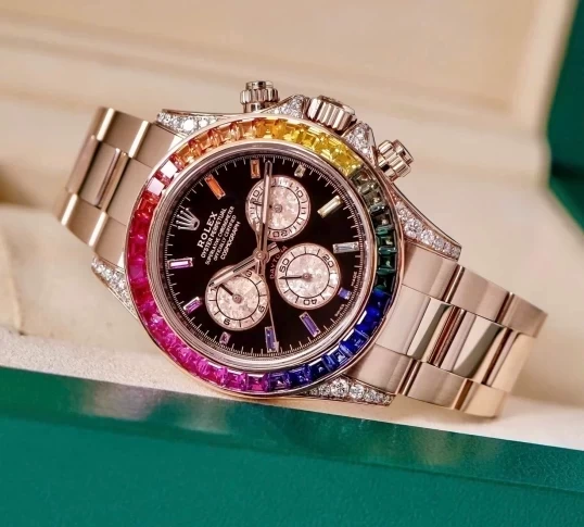 Rolex Oyster Perpetual Cosmograph Daytona 40mm 116505 Up To Rainbow 116595RBOW