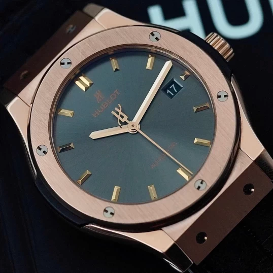 Hublot King Gold 38mm Grey Dial 565.OX.7081.LR