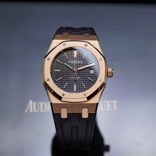 Audemars Piguet Royal Oak Selfwinding Rose Gold 39mm Black Dial 15300OR.OO.D002CR.01