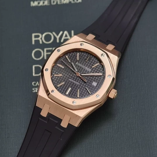 Audemars Piguet Royal Oak Selfwinding Rose Gold 39mm Black Dial 15300OR.OO.D002CR.01