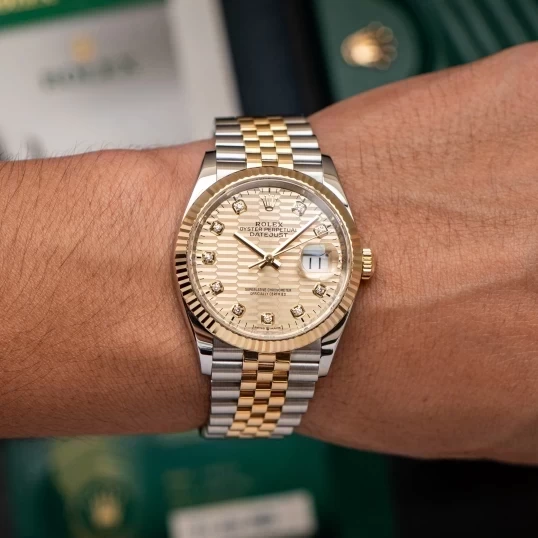 Rolex Oyster Perpetual Datejust 36mm 126233 Mặt xếp gạch