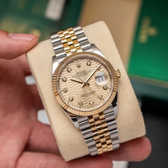 Rolex Oyster Perpetual Datejust 36mm 126233 Mặt xếp gạch