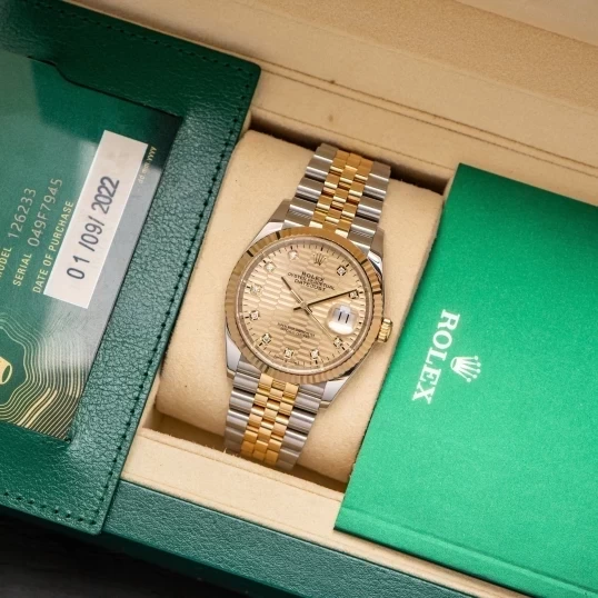 Rolex Oyster Perpetual Datejust 36mm 126233 Mặt xếp gạch