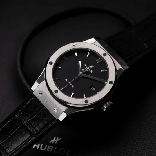 Hublot Classic Fusion Titanium Black Dial 42mm 542.NX.1171.LR