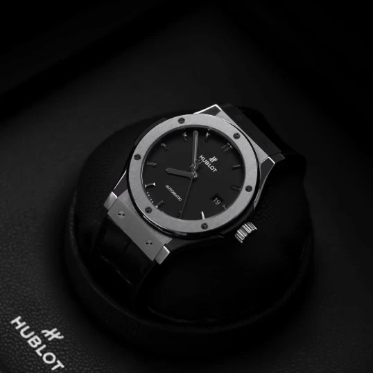 Hublot Classic Fusion Titanium Black Dial 42mm 542.NX.1171.LR