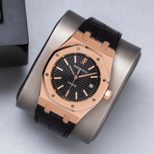 Audemars Piguet Royal Oak Selfwinding Rose Gold 39mm Black Dial 15300OR.OO.D002CR.01