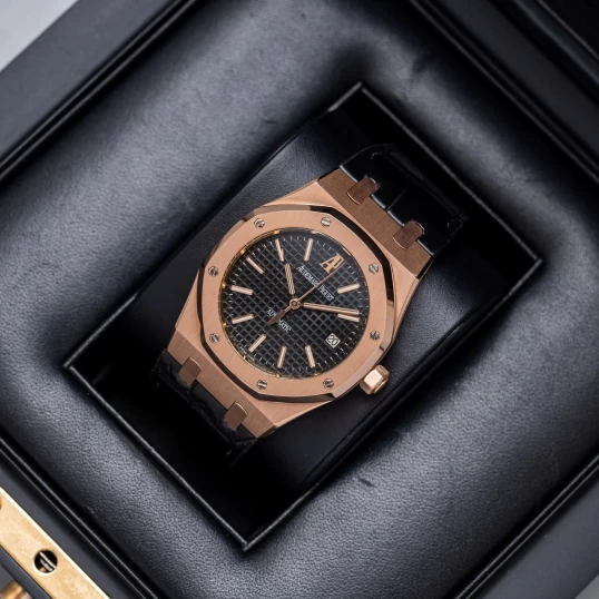 Audemars Piguet Royal Oak Selfwinding Rose Gold 39mm Black Dial 15300OR.OO.D002CR.01