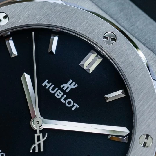 Hublot Classic Fusion Titanium Black Dial 42mm 542.NX.1171.RX