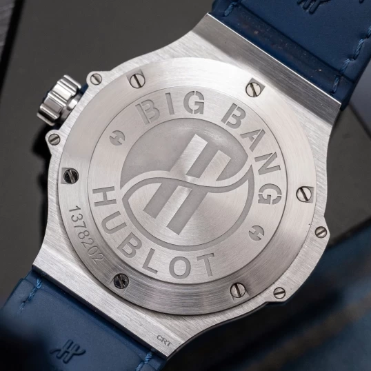 Hublot Big Bang Blue Dial Diamonds 38mm 361.SX.7170.LR.1204