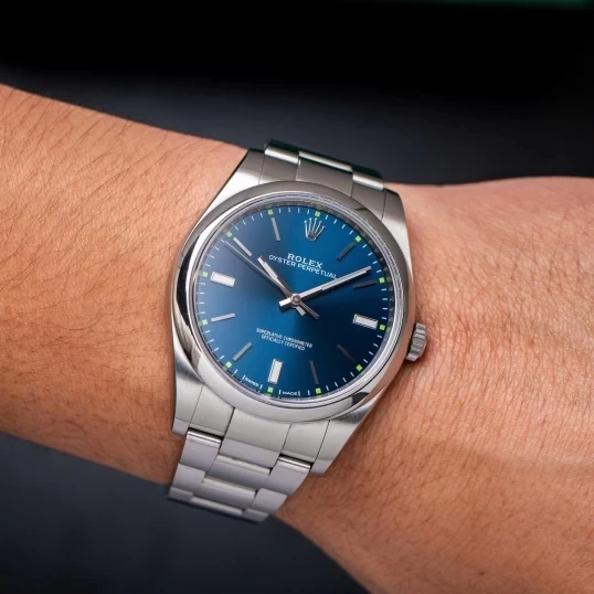 Rolex Oyster Perpetual 39mm 114300 Blue Dial