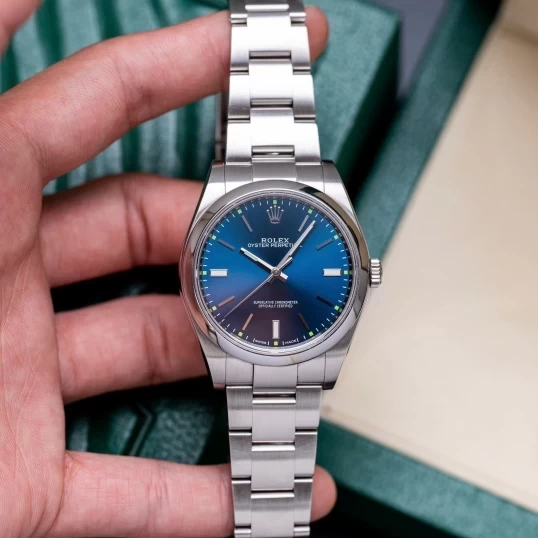 Rolex Oyster Perpetual 39mm 114300 Blue Dial