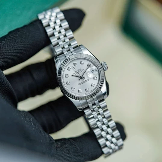 Rolex Oyster Perpetual Lady-Datejust 26mm 179174 Mặt số bạc Silver Dial