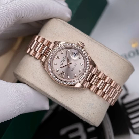 Rolex Oyster Perpetual Lady-Datejust 28mm 279135RBR Mặt số màu hoa hồng