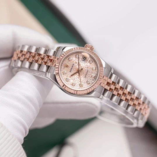 Rolex Oyster Perpetual Lady-Datejust 26mm 179171 Mặt số vi tính hồng