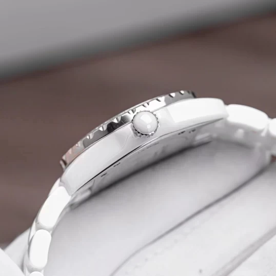 Chanel J12 White Ceramic Automatic Custom Bezel Diamonds 39mm